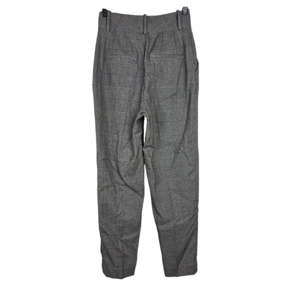 Zara plaid tapered fit pants
